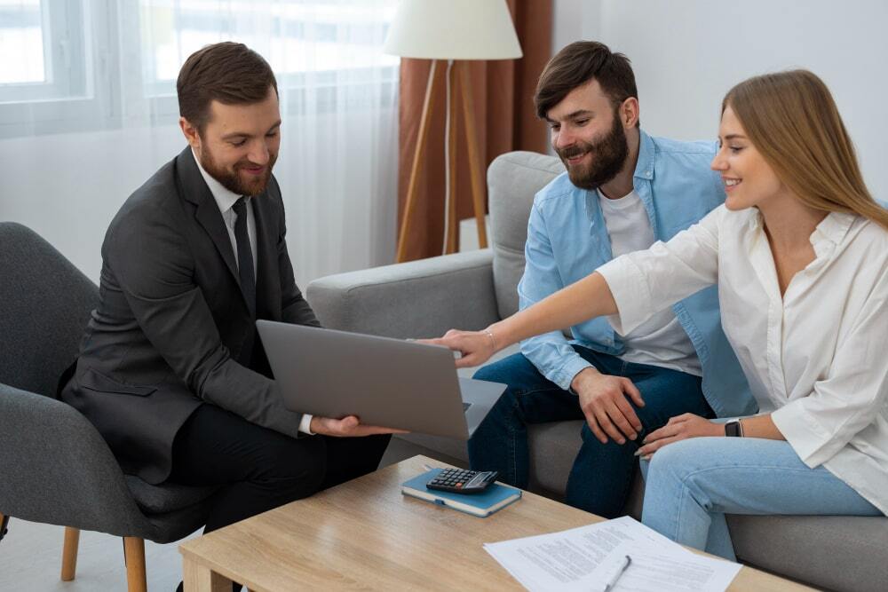 12 Important Things to Know Before Making a Will UK (A solicitor is helping them understand important things to know before making a will)