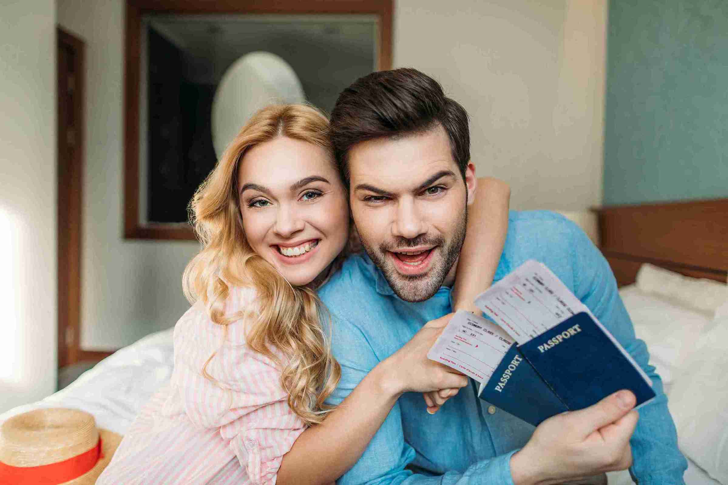 It can be seen in the image a couple is getting their spouse visa extension. UK Spouse Visa Extension Requirements & Rules