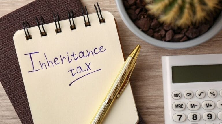 (In the image an emphasis can be seen on the inheritance tax planning)