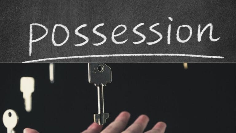 (In the image above an emphasis can be seen on possession of claims and property)