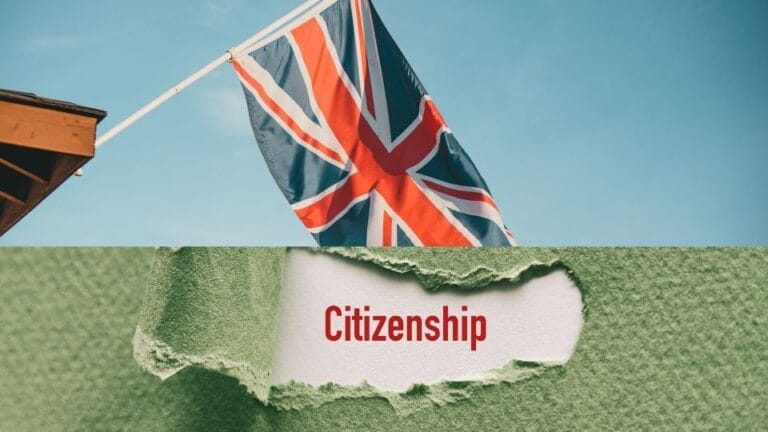 (In the image the concept of naturalisation requirement for british citizenship can be seen clearly)