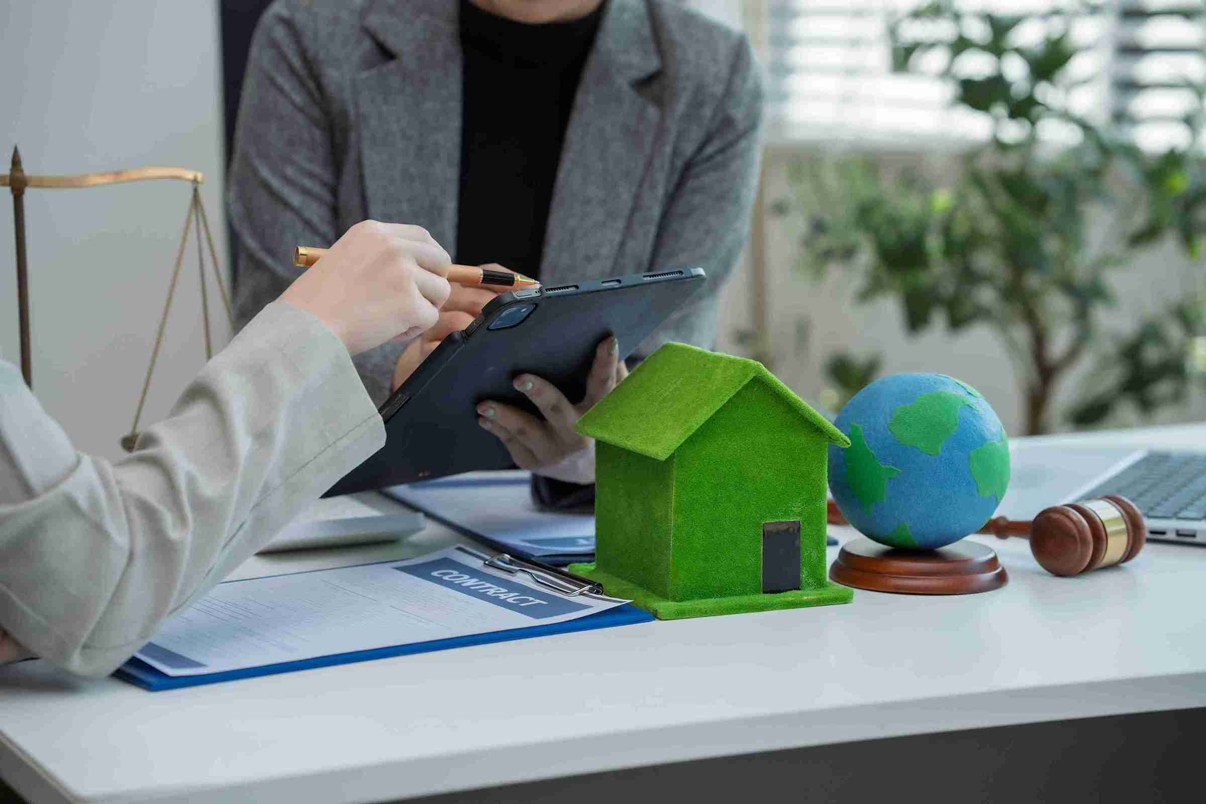 real-estate-contract-negotiations-with-green-house