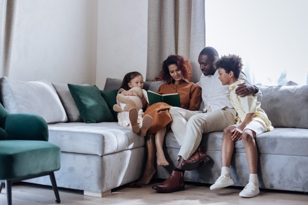 (This image shows a family moved abroad) family route visa uk processing time