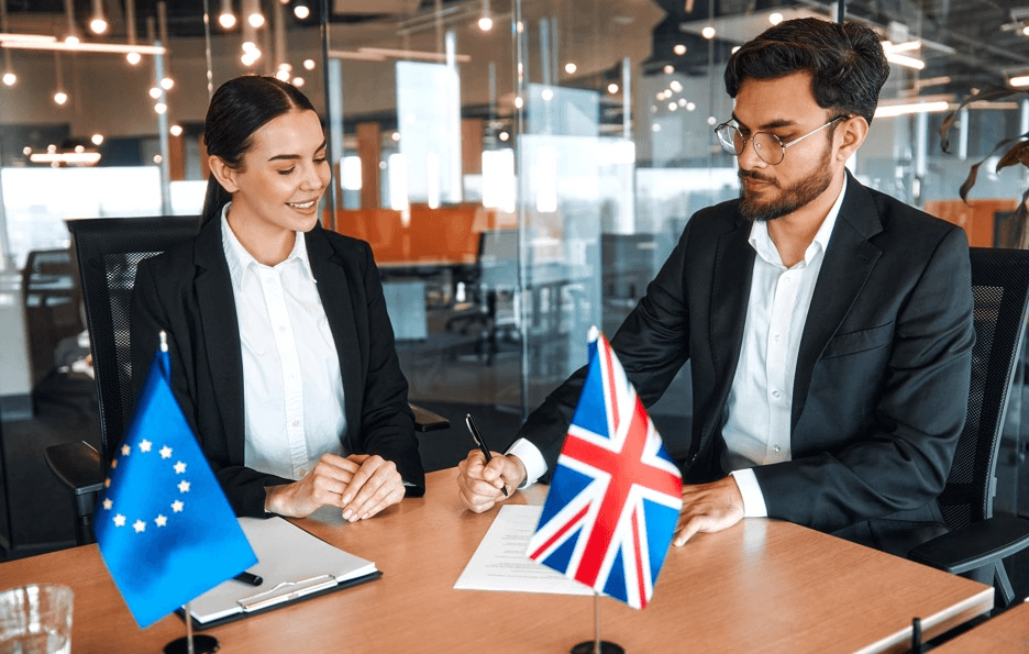 (In the image you can see a solicitor explaining compliance duties to the client.)
self-sponsorship visa UK Home Office