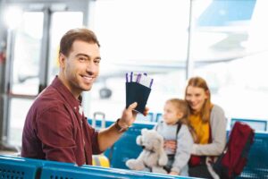 This image shows a family moved abroad. Family route visa uk processing time