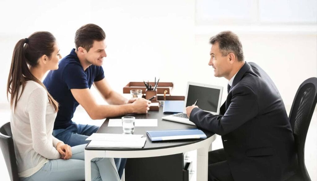 Couple seeking guidance from an immigration advisor after the investor visa closure.