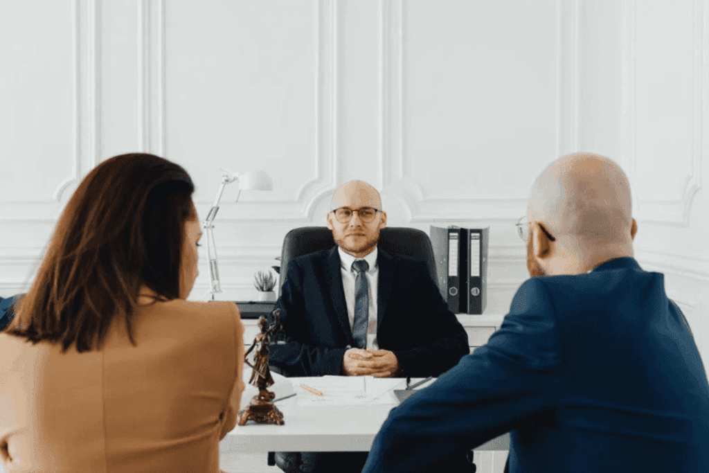 Immigration lawyer advising a couple on Settled Status or family visa UK route