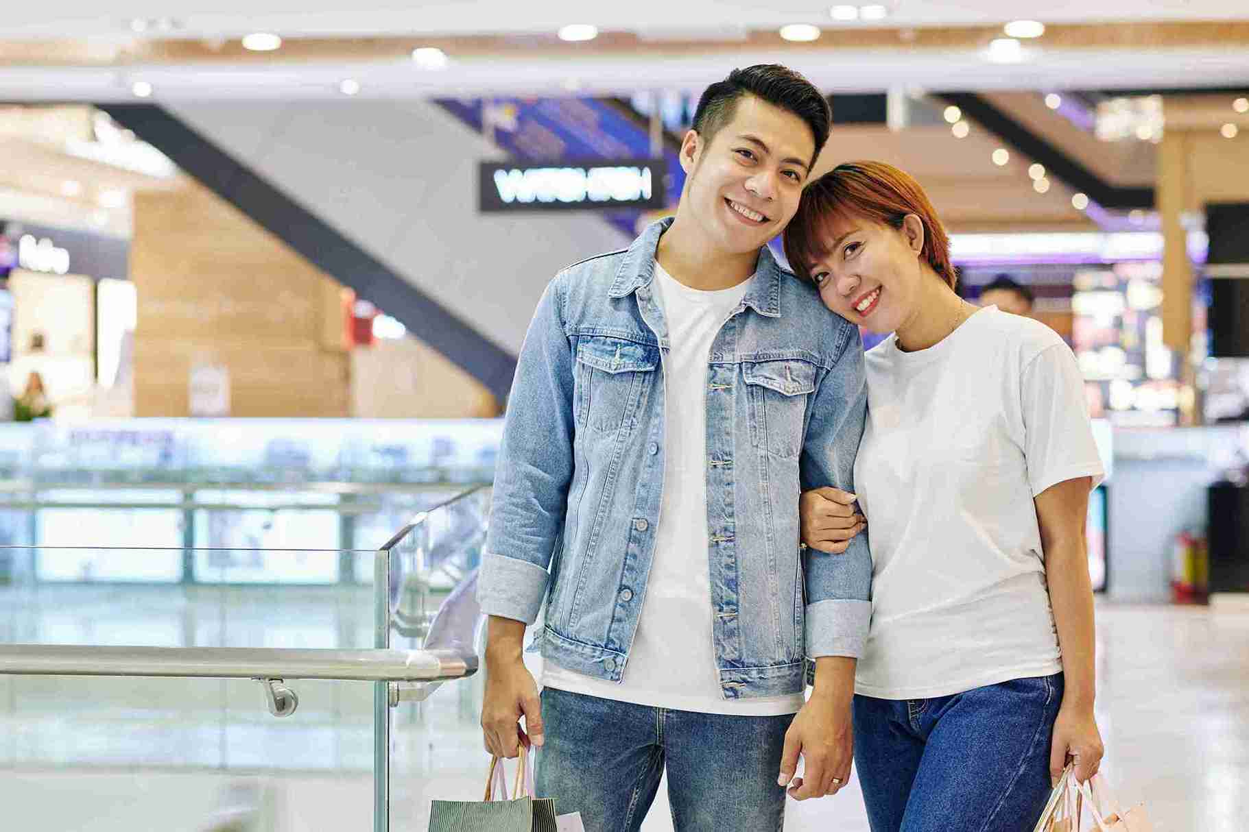 Describe your changes 1 Expand 1 Background swap 1 Relight 1 Style transfer 1 More Asian Couple In Shopping Mall.